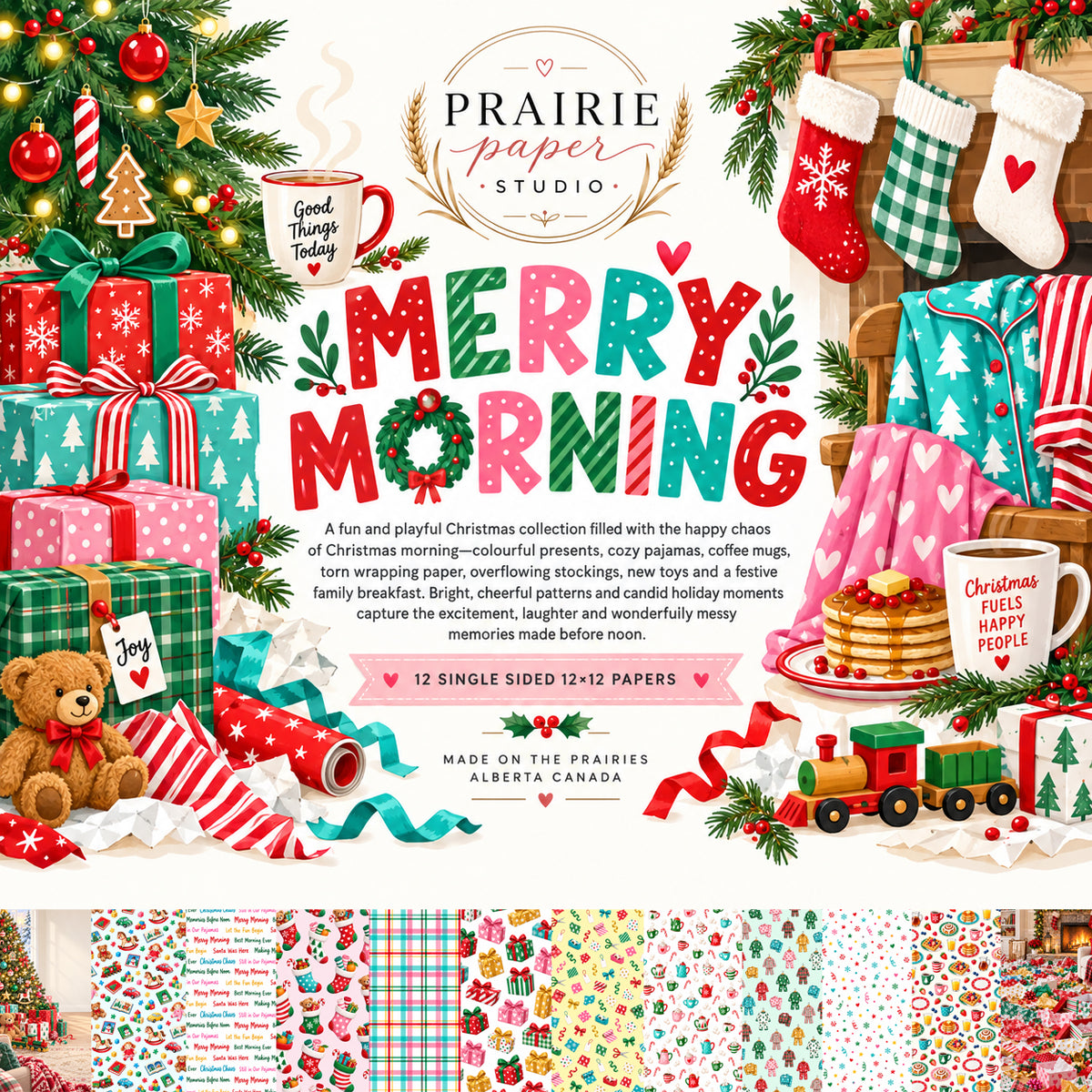Merry Morning – 12×12 Scrapbook Paper Collection