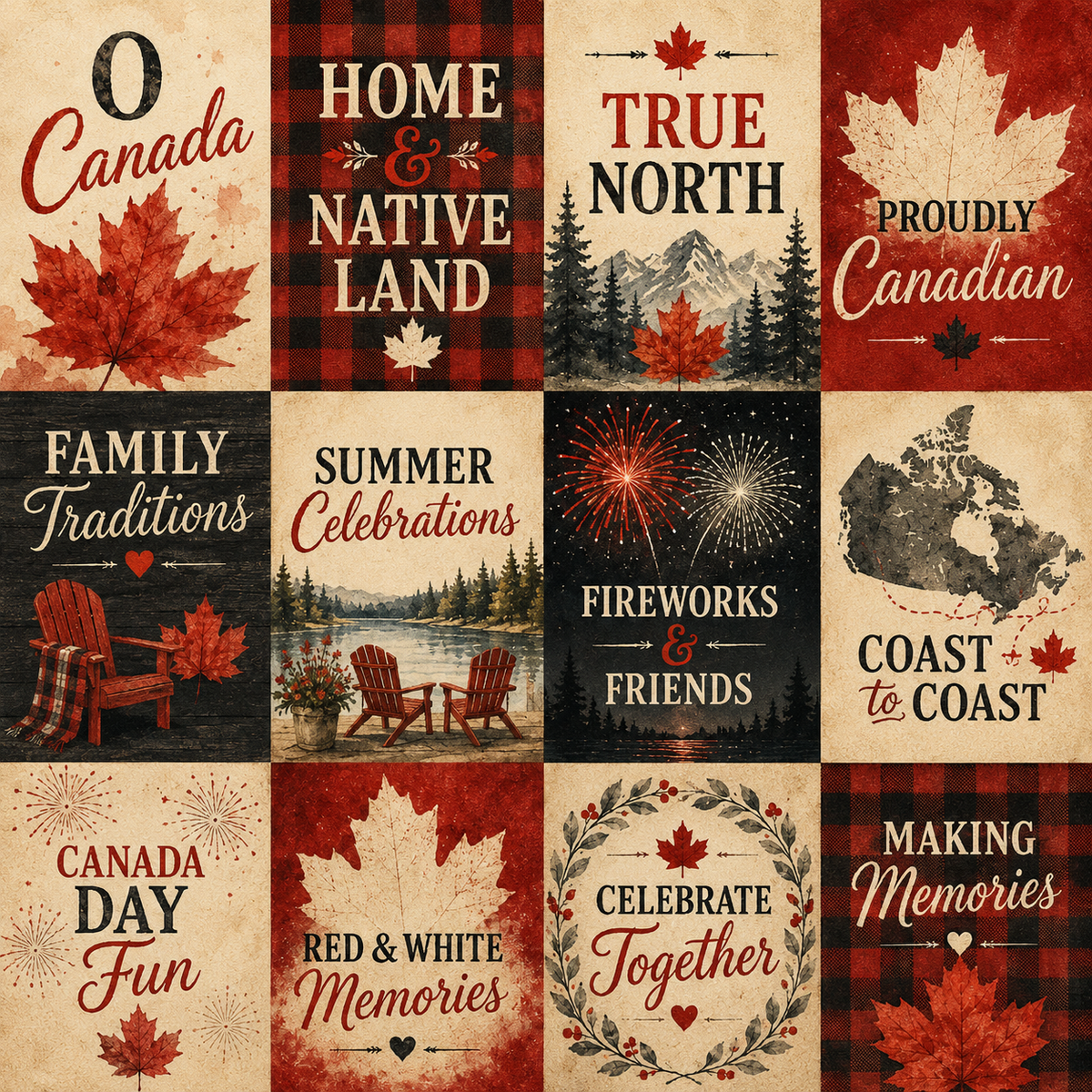 True North - A Canadian Collection - 3x4 Cards